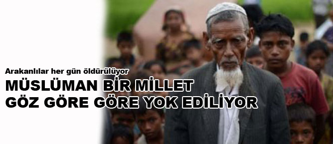 Müslüman bir millet göz göre göre yok oluyor