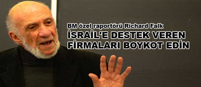 İsrail'e destek veren firmaları boykot edin