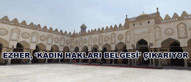 Ezher, ‘kadın hakları belgesi’ çıkarıyor