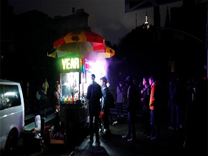 Amerika karanlığa büründü