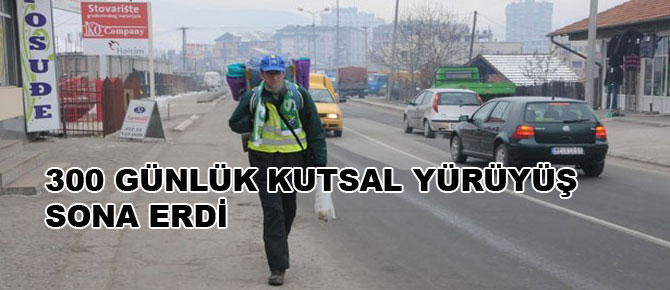 300 günlük kutsal yürüyüş sona erdi