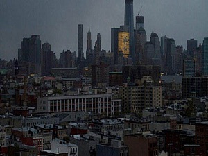 New York kasırga sonrası hayalet şehir