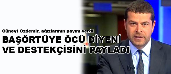 Başörtüye öcü diyeni ve destekçisini payladı