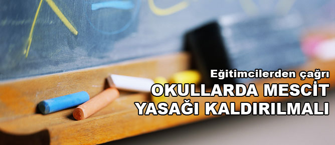 Okullarda mescit yasağı kaldırılmalı