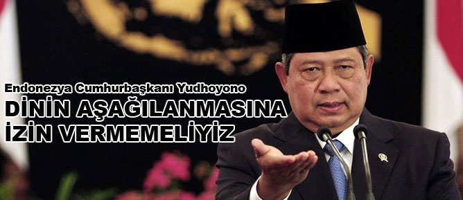 Dinin aşağılanmasına izin vermemeliyiz