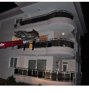Alanya'da aşırı yağışlar sonucu göçük meydana geldi