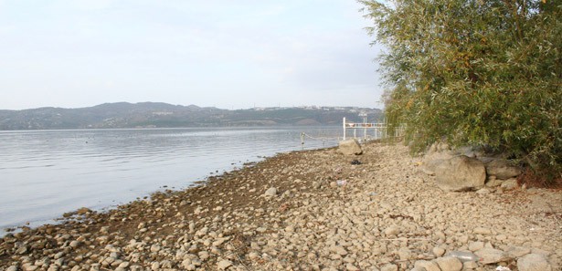 Sapanca'nın imdadına yağış yetişti