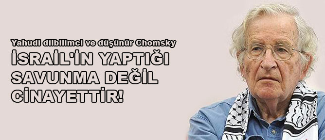 İsrail'in yaptığı savunma değil cinayettir!