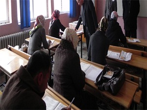 Kars'ta bu sefer veliler sınava tabi tutuldu