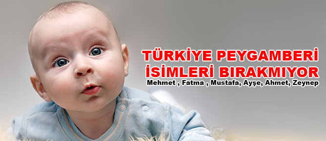 Türkiye Peygamberi isimleri bırakmıyor