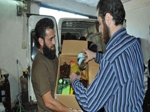 Yardımlar Suriye'ye götürüldü