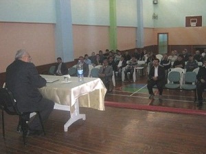 Cezaevinde namaz konferansı