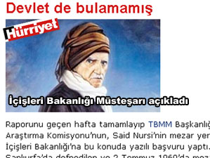 Devlet, Said Nursi'nin mezarını bulamamış!