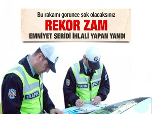Emniyet şeridi ihalaline rekor zam!