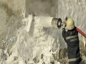 İtfaiye erleri tatbikatta zor anlar yaşadı