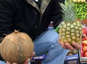 Hindistan cevizi aromalı ananas