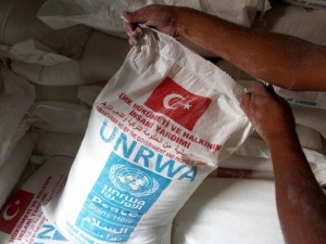 UNRWA'ya 1,25 milyon dolar destek