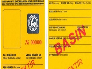 İnternet çalışanlarına sarı basın kartı müjdesi