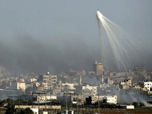 Esed fosfor ve misket bombası kullanıyor