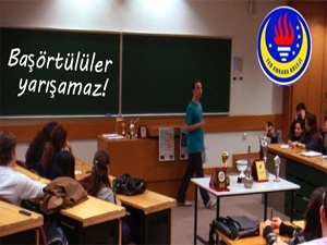 TED:Başörtüyle münazara yapılamaz!