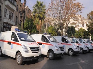 Suriye'ye tam donanımlı ambulans