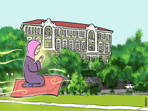 Boğaziçi Üniversitesi öğrencileri mescid istiyor