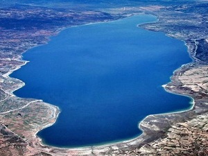 Burdur Gölü'nde su seviyesinin azalması