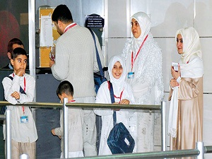 Umre sezonu yarıyıl tatiline denk geldi