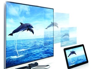 TV ile tablet konuşuyor