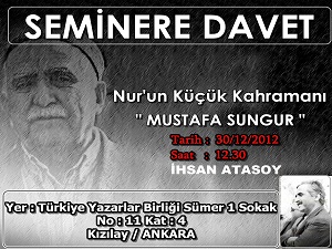'Nurun Küçük Kahramanı Mustafa Sungur' semineri