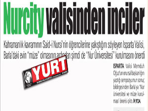 Nurcity valisinden inciler!