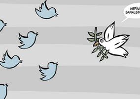 Twitter’in sanal barış güvercinleri