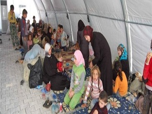 Çadır kentte 45 bin battaniye dağıtıldı