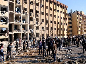 Halep Üniversitesi'nde ölenlerin sayısı 87'ye yükseldi