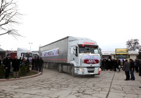 Yardım Malzemesi Dualarla Yola Çıktı