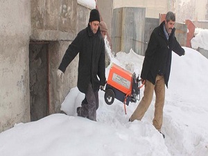Donan su şebekeleri için şok ekibi
