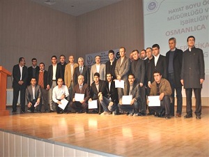 Osmanlıca Kursunda Sertifika Zamanı