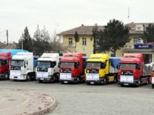 Elazığdan Suriyeye Yardım Tırları Yola Çıktı
