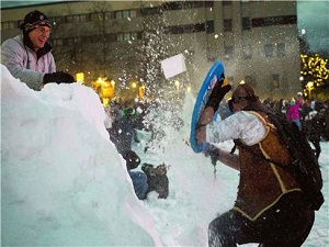 Flaman bölgesinde kartopu yasaklandı!