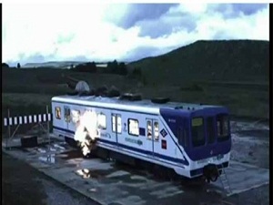 Patlamalara dayanıklı tren