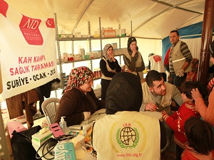 Suriyeliler için sağlık taraması