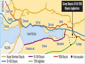 İstanbul-İzmit hattına 2 kardeş otoyol geliyor