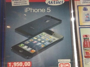 İphone 5 Bim'de Satışa Çıkıyor, Fiyatı 1950 TL Olacak