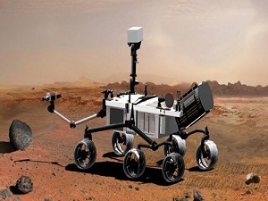 Gezginci robot Curiosity Mars'ta