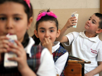 Okul sütü dağıtımı başladı