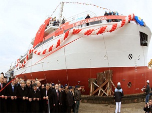 İlk yerli Araştırma Gemisi denize indi