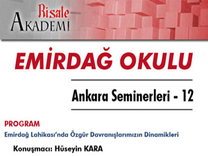 Emirdağ Lahikası'nda özgür davranış dinamikleri