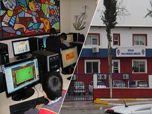 Çocuklar bu karakolu çok seviyor