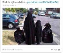 Sosyal medyada çarşaf küstahlığı