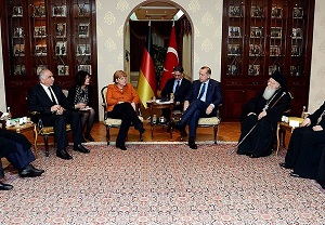 Dini liderlerle bir araya geldiler